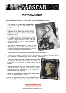 Victorian Quiz (Upper-Intermediate)