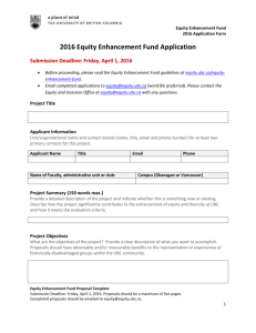 Application Form - Equity and Inclusion Office