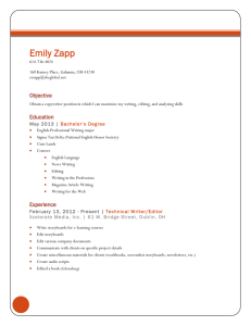 Resume (Equity design)