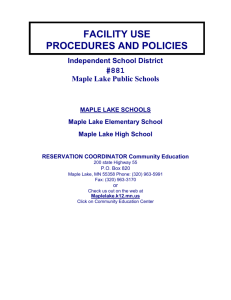 Independent School District - Maple Lake