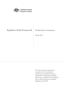 References - Productivity Commission