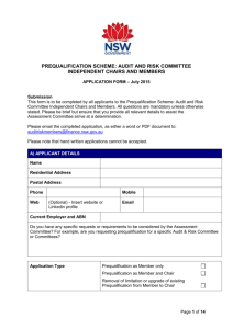 application form - ProcurePoint