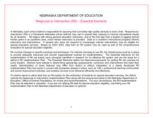 NDE RTI Plan Template