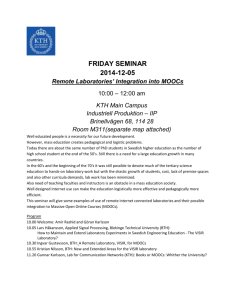 Extended Friday seminar information