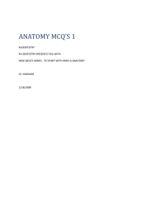 ANATOMY MCQ 2