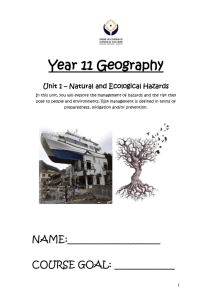 Year 11 Geography