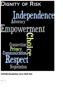 Section 2: Individual Abilities and Disabilities