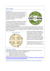 Information about the City-to-Soil project