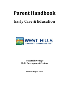 Parent Handbook - West Hills Community College District