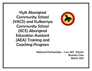 YACS and KCS AEA Training Program