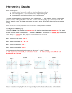 Interpreting Graphs Notes-Answers