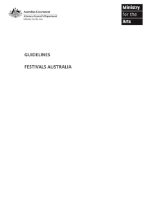 Festivals Australia program guidelines [DOC