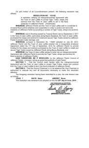 Resolution #123102 - Jefferson Parish Government