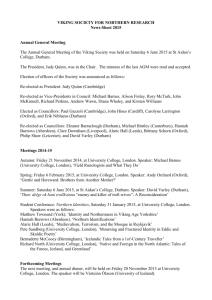 News-Sheet 2015 - Viking Society for Northern Research