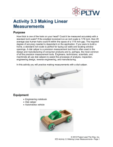 Activity 3.3 Making Linear Measurements
