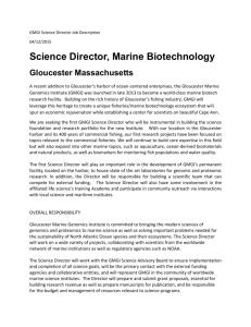 Science Director, Marine Biotechnology