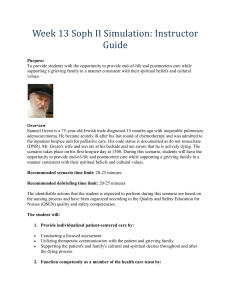 Week 13 Instructor Debrief guide