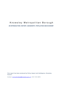 Knowsley Metropolitan Borough overview