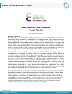 Nellie Mae Education Foundation Program Associate