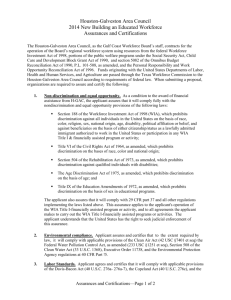 H-GAC Gulf Coast Workforce System contracts use federal and state