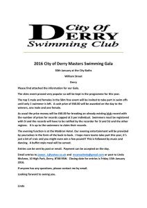 City of Derry Masters Gala 2016