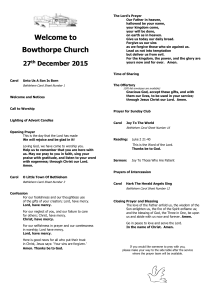 Bowthorpe order of service 271215 read