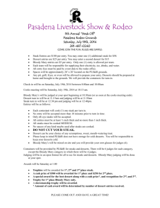 Pasadena Livestock Show & Rodeo 5th Annual “Steak Off