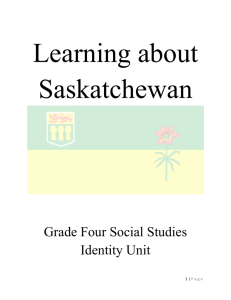 Learning about Saskatchewan - K-5resourcepage