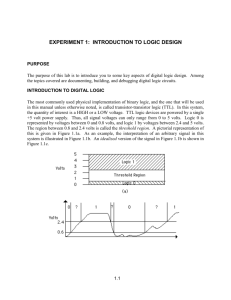 experiment 1: introduction to logic design