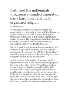 Faith and the millennials: Progressive