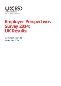 Employer Perspectives on Work Experience