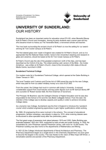 Our History () - University of Sunderland