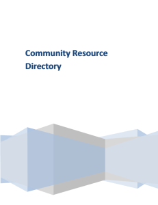 Community Resource Directory