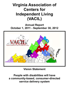 VACIL Annual Report - Virginia Association of Centers for