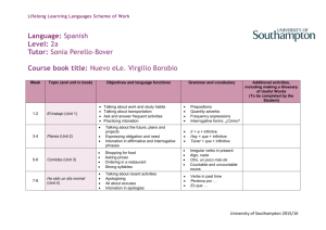 Spanish Stage 2 Scheme of Work