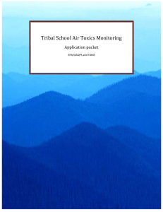Tribal School Air Toxic Monitoring