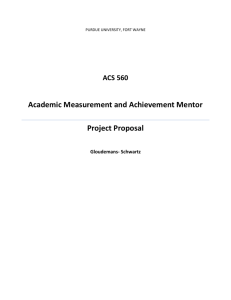 Academic Measurement and Achievement Mentor