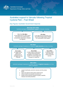 Key Figures: Australian Government response