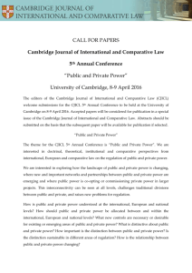 Public and Private Power - European Society of International Law