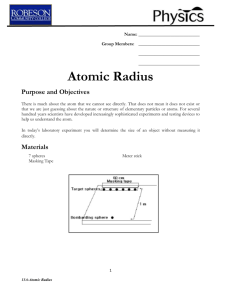 Atomic Radius