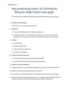 Northeast Missouri Old Threshers Scholarship (Word)