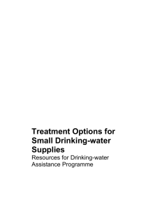 Treatment Options for Small Drinking-water
