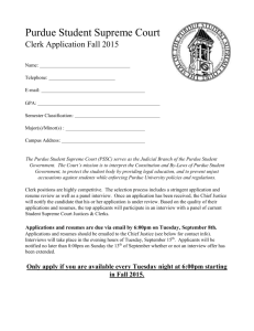 Apply Now - Purdue Student Government