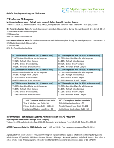 IT ProCareer 08 Program