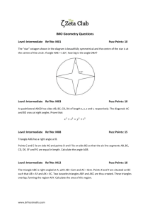 Worksheet: IMO Geometry Questions