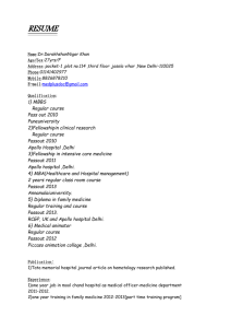 resume - Rockland Hospital