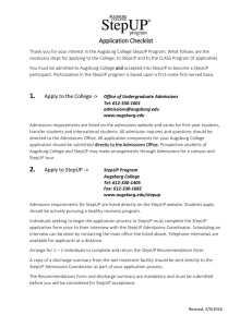 Application Checklist