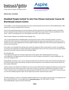 Brentwood Leisure Centre / Instructability Press