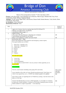 10 Meeting October 2014 - Bridge of Don Amateur Swimming