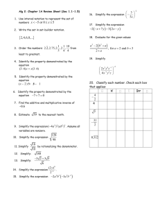 Review Sheet